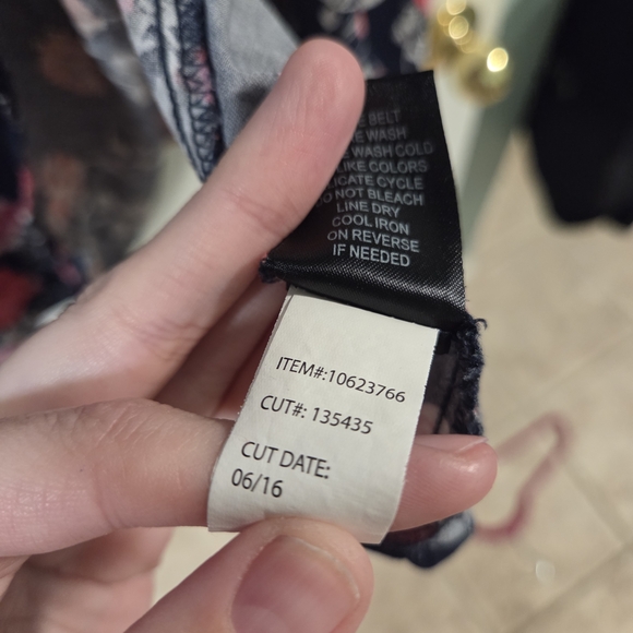 MISSING BELT Torrid Navy Blue Skater Dress- Size 3x- READ DESCRIPTION - Picture 9 of 9